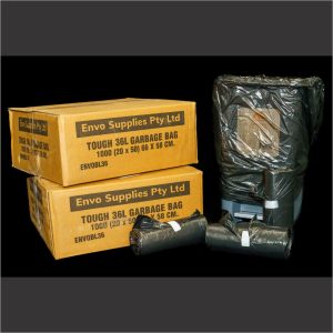 ENVO 36 LITRE BLACK BIN LINER