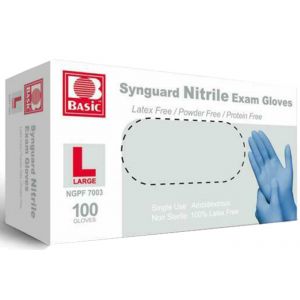 NITRILE GLOVES - LARGE