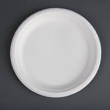 SUGARCANE PLATES (10" ROUND) 500 Pcs
