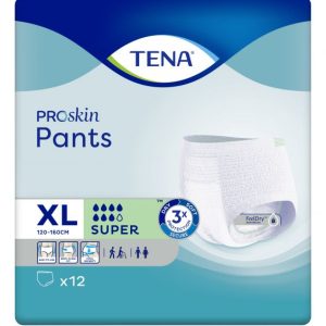 TENA PANTS SUPER EXTRA LARGE 4 x 12's