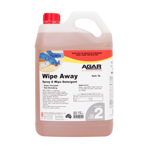AGAR WIPE AWAY SPRAY & WIPE DETERGENT 5 LITRE