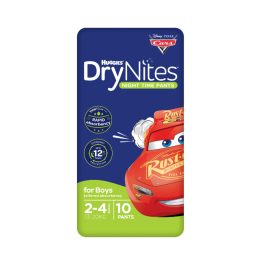 HUGGIES DRYNITES BOY 2-4 YEARS 3x11's