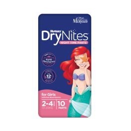 HUGGIES DRYNITES GIRL 2-4 YEARS 3x11's