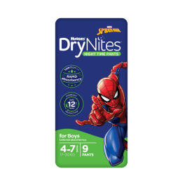 HUGGIES DRYNITES BOY 4-7 YEARS 3x10's