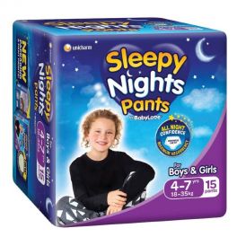 BabyLove SLEEPY NIGHTS 4-7 YEARS 4x15's