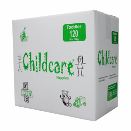CHILDCARE NAPPIES TODDLER 120's