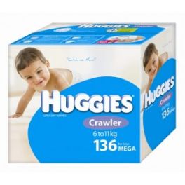 HUGGIES CRAWLER BOY 136's