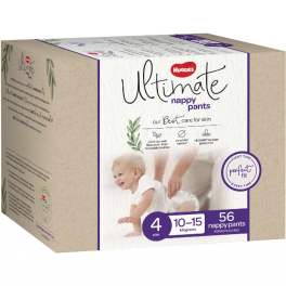 HUGGIES ULTIMATE NAPPY PANTS SIZE 4 TODDLER 56's