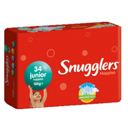 HUGGIES SNUGGLERS JUNIOR 4 x 34s