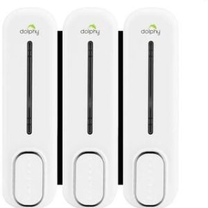 SOAP DISPENSER 300ml - SET OF 3 - WHITE