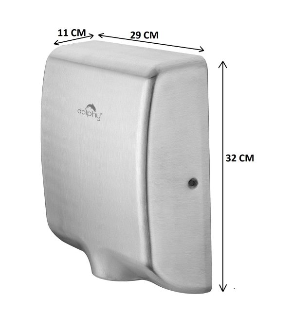 TORNADO STAINLESS STEEL TURBO HAND DRYER 1000W - Image 6