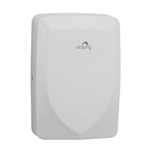 COMPACT HAND DRYER 700W - WHITE ABS PLASTIC