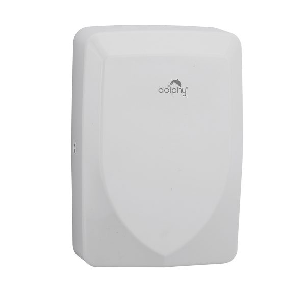 COMPACT HAND DRYER 700W - WHITE ABS PLASTIC