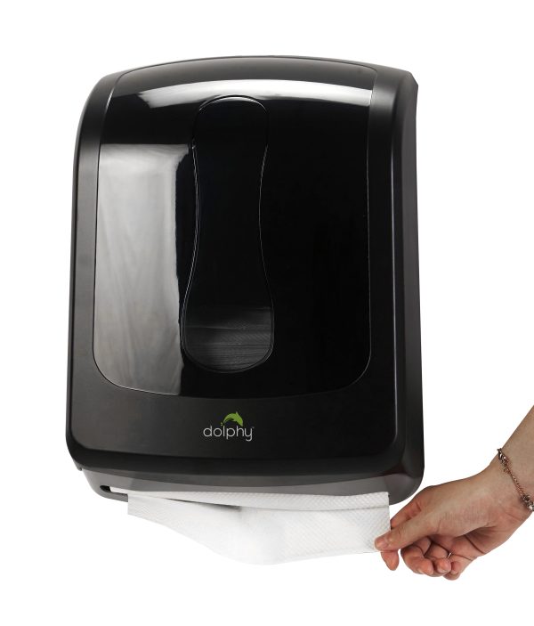 SLIMLINE PAPER TOWEL DISPENSER - BLACK - Image 4