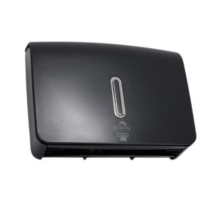 PLAZA ULTRASLIM HAND PAPER TOWEL DISPENSER - BLACK