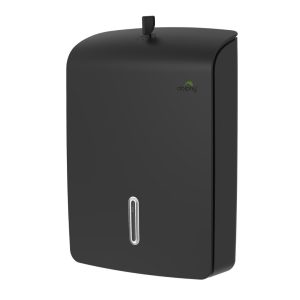 Alternative view of PLAZA X ULTRASLIM PAPER TOWEL DISPENSER -BLACK