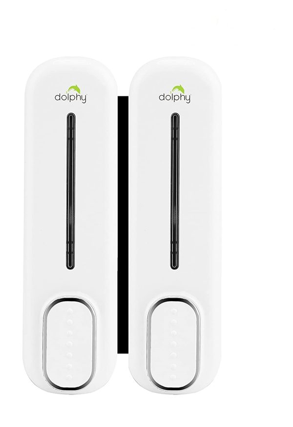SOAP DISPENSER 300ml - SET OF 2 - WHITE - Image 4