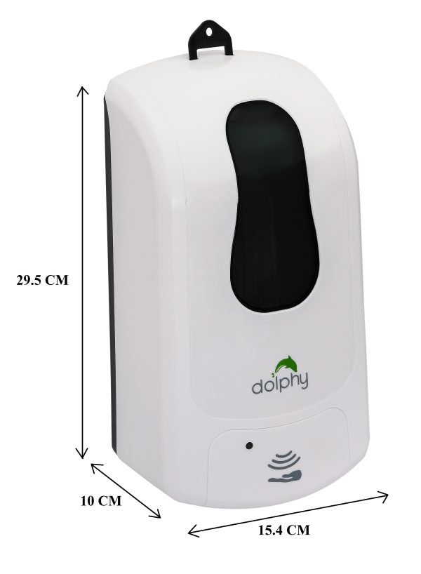 AUTOMATIC HAND SOAP/SANITISER DISPENSER - 1000ml - GEL/SPRAY/FOAM - WHITE - Image 4