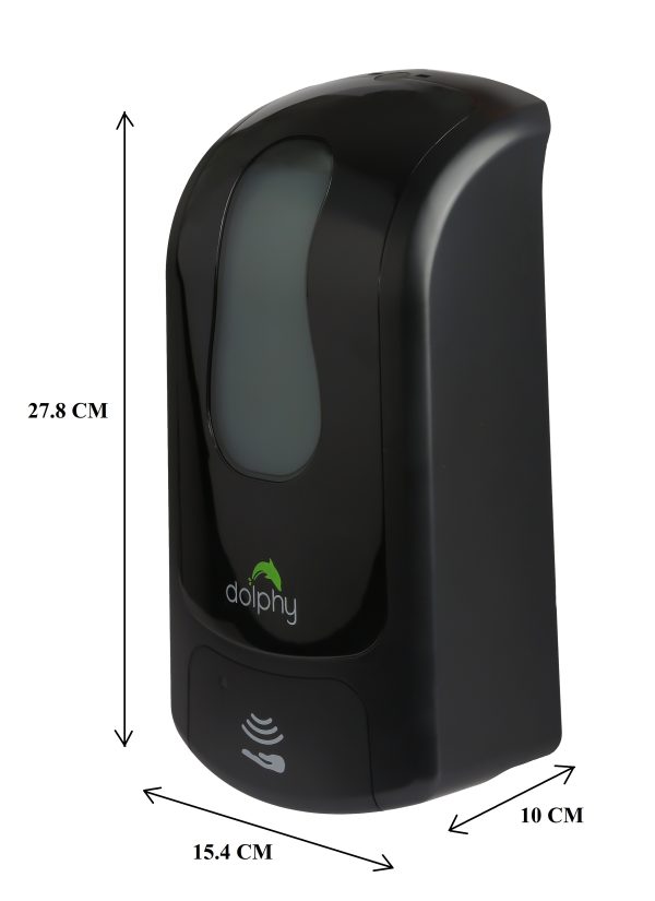 AUTOMATIC HAND SOAP/SANITISER DISPENSER - 1000ml - GEL/SPRAY/FOAM - BLACK - Image 3
