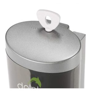 Alternative view of SOAP DISPENSER SINGLE 200ml - TRANSPARENT BLACK