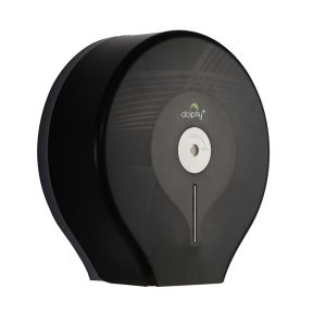 Alternative view of JUMBO TOILET PAPER ROLL DISPENSER - TRANSPARENT GREY