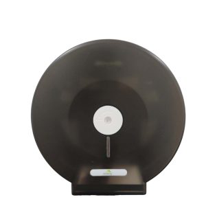 JUMBO TOILET PAPER ROLL DISPENSER - TRANSPARENT GREY