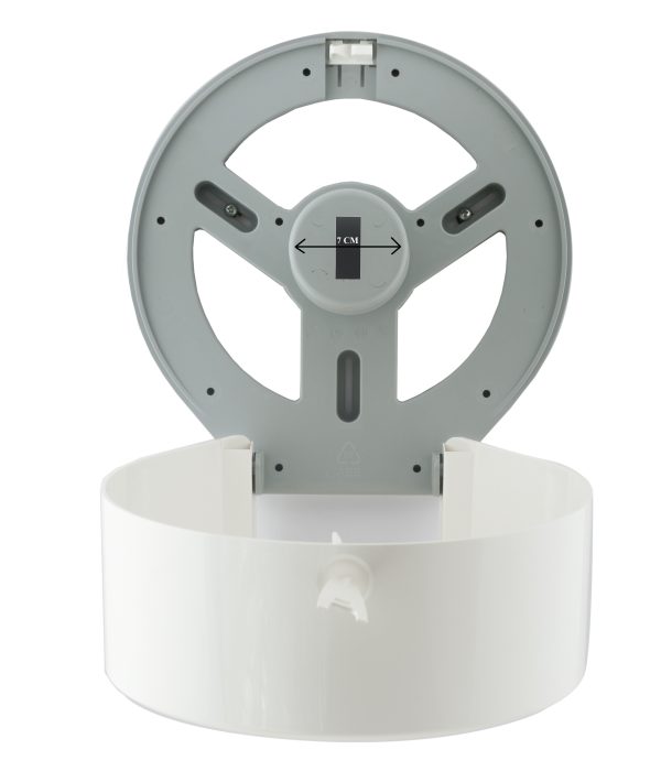 JUMBO TOILET PAPER ROLL DISPENSER - WHITE - Image 5