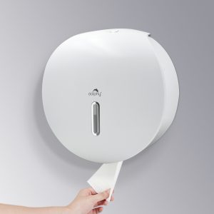 Alternative view of PLAZA JUMBO TOILET ROLL DISPENSER - WHITE
