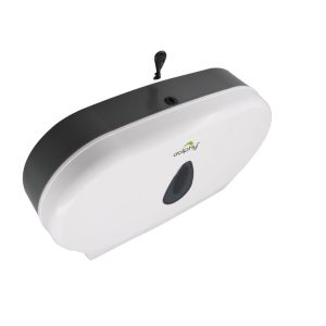 Alternative view of TWIN JUMBO TOILET ROLL DISPENSER - WHITE